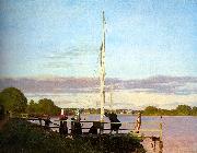 Christen Kobke View of Osterbro from Dosseringen Sweden oil painting reproduction